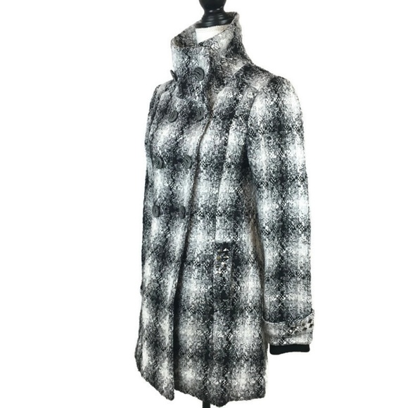 BKE Buckle Whipstich Coat Embellished Size Small - Picture 4 of 8